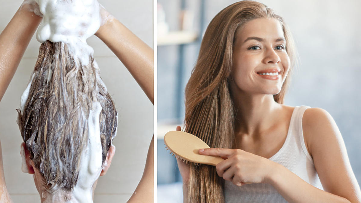 odżywka do włosów po czy przed szamponem