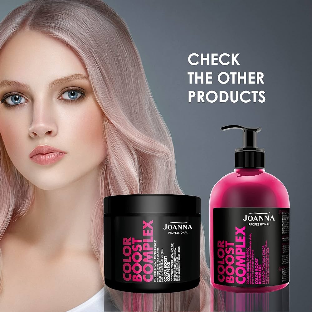 szampon z joanna różowy color boost complex