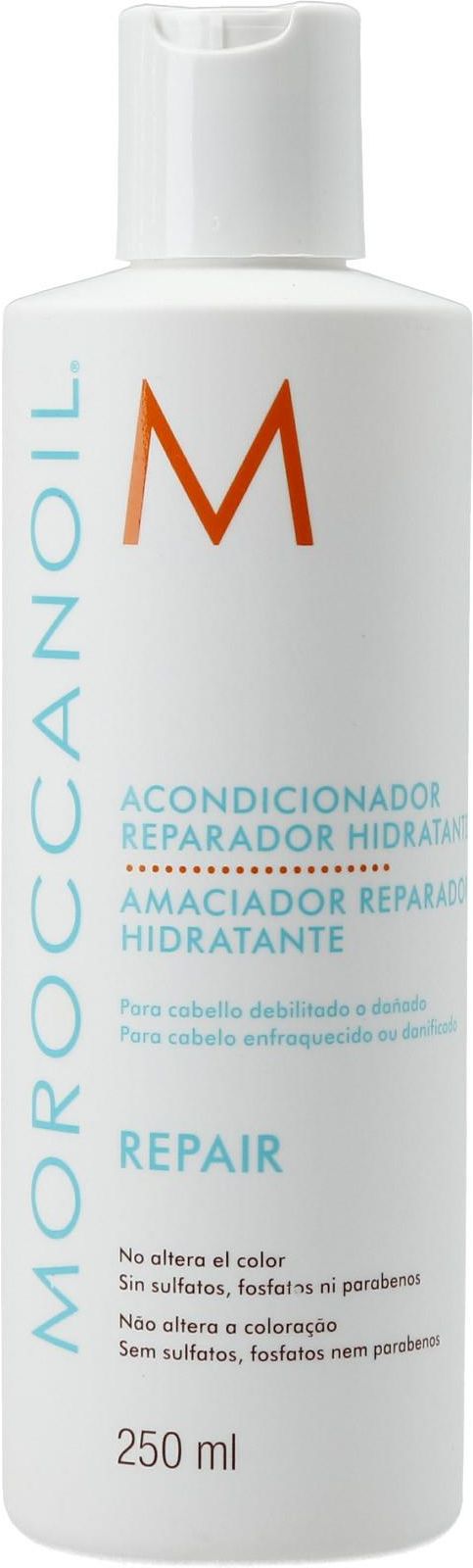 moroccanoil moisture repair odżywka do włosów zniszczonych zabiegami chemicznym