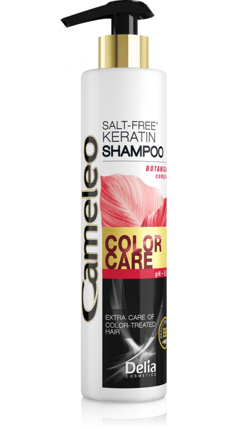 specjalny szampon bez soli do włosów farbowanych