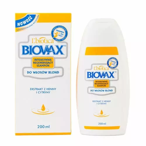 szampon do blond włosów biovax