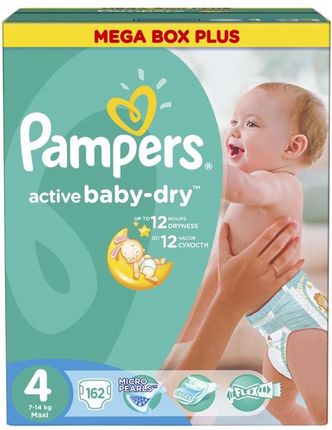 pampers active baby-dry pieluchy 4 maxi 174szt