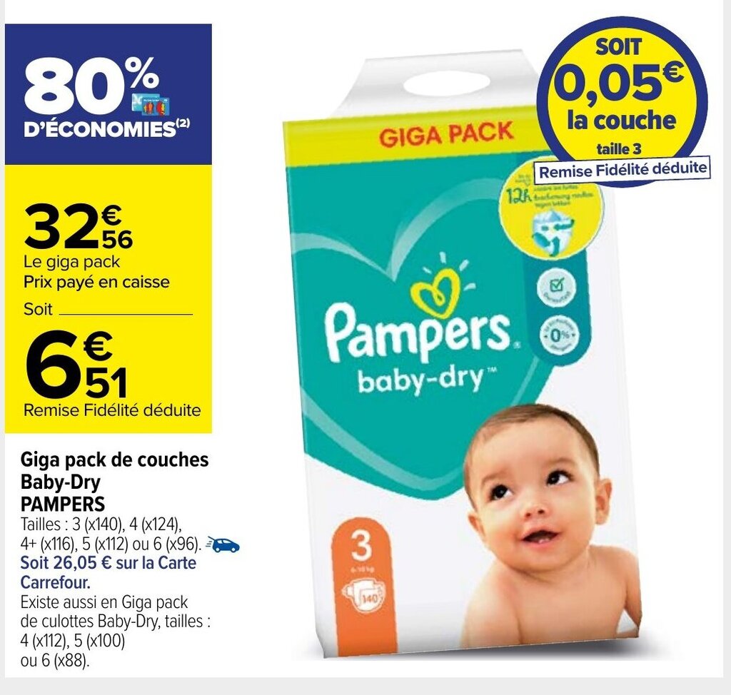 promo pampers carrefour