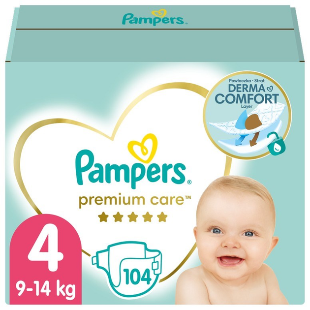 pieluchy pampers 4 premium care