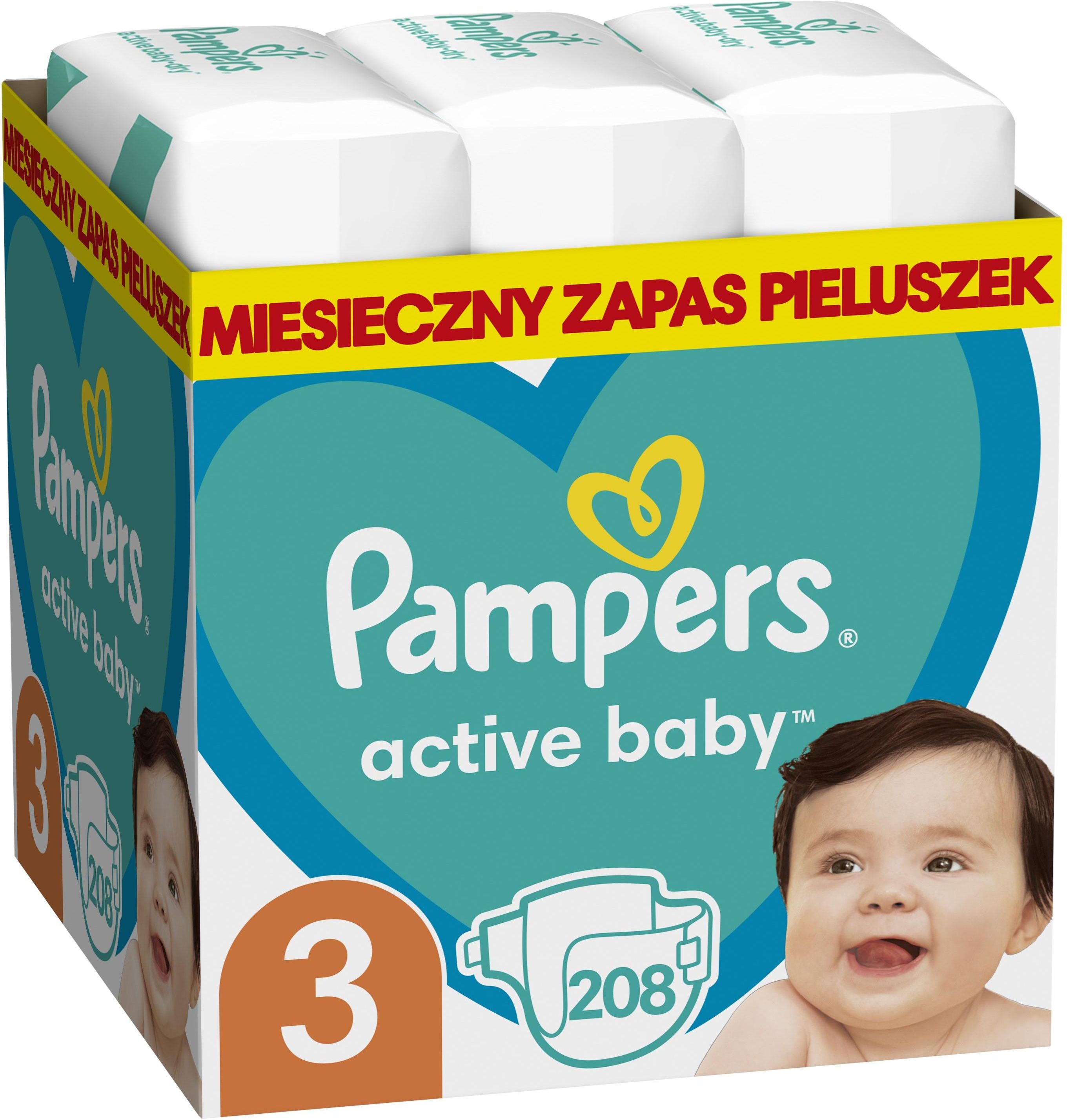 pampers 3 208 szt cena