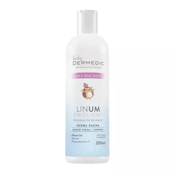 dermedic emolient linum szampon do włosów 200 ml