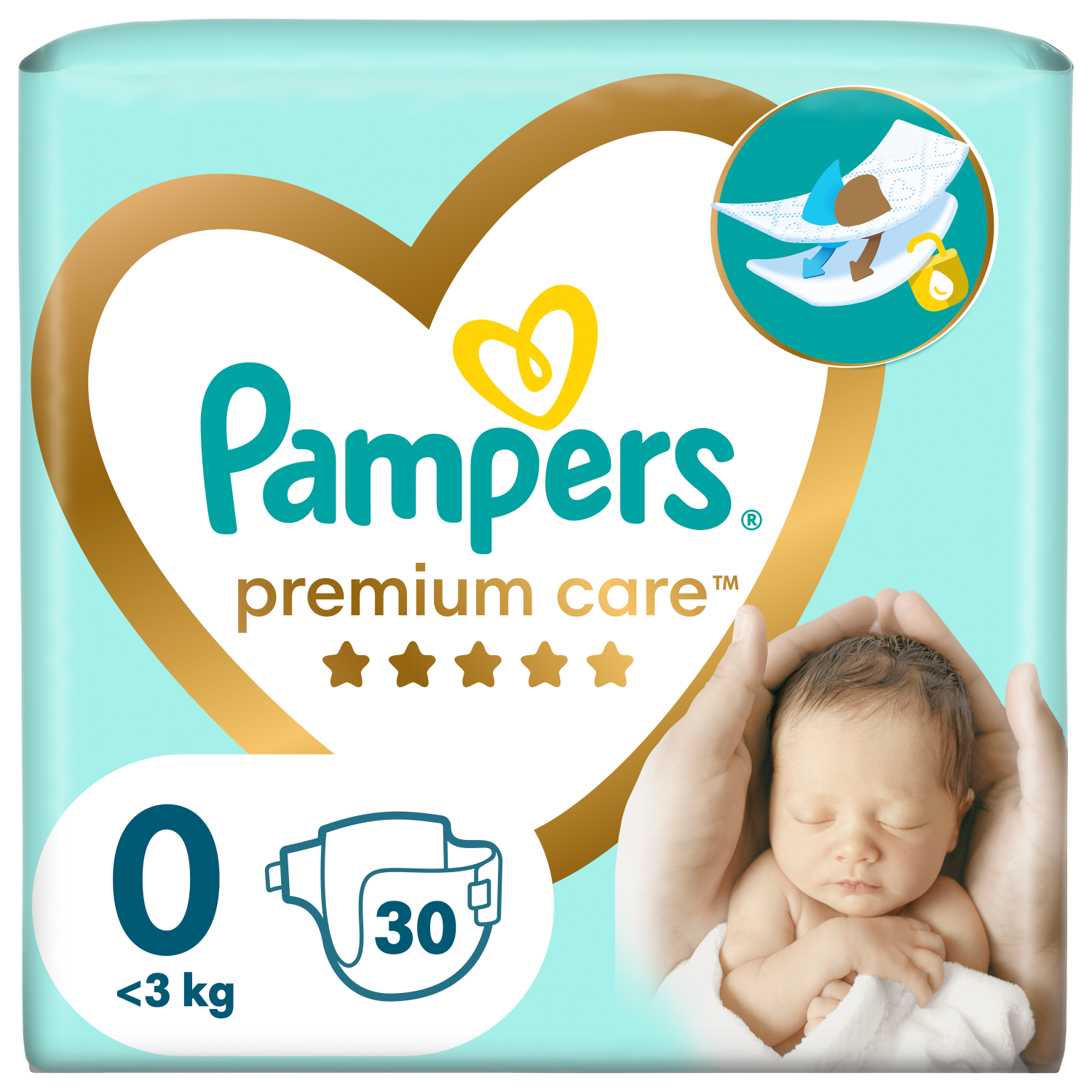 pampers piekuszki jednorazowe dla niemowlaka 0