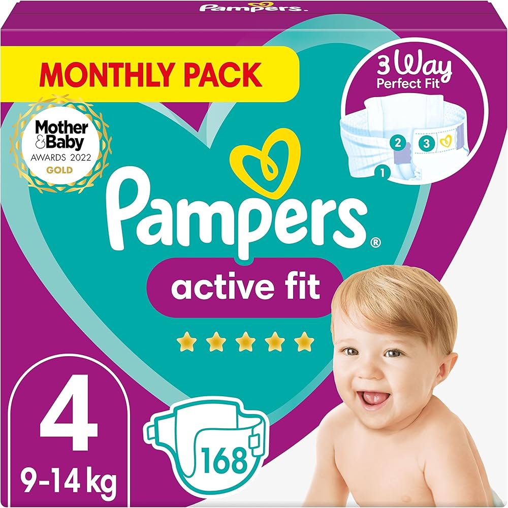 pampers active fit size 4 plus