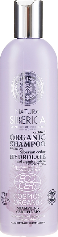 natura siberica szampon ochrona i odżywienie dla włosów suchych