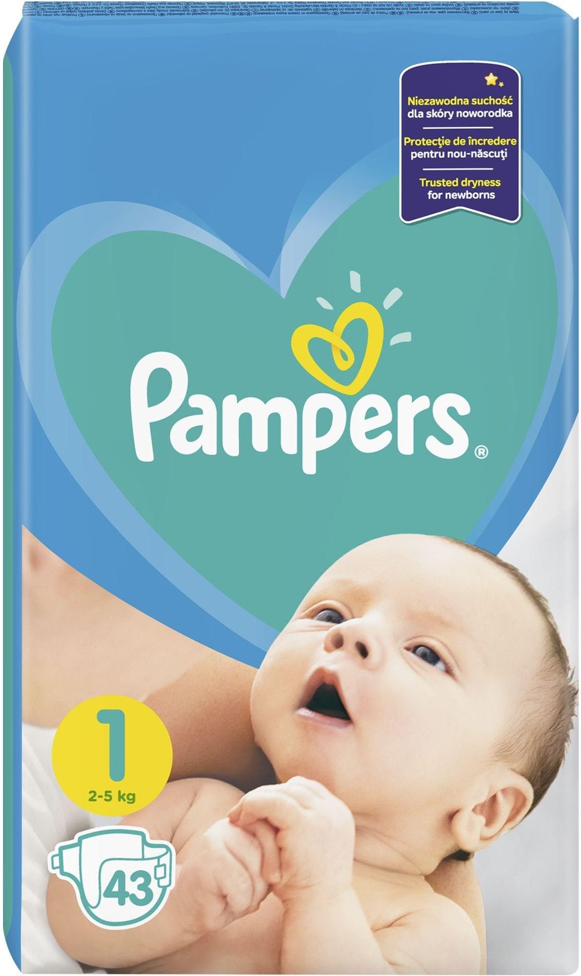 pampers 1 ile kupić pampersów