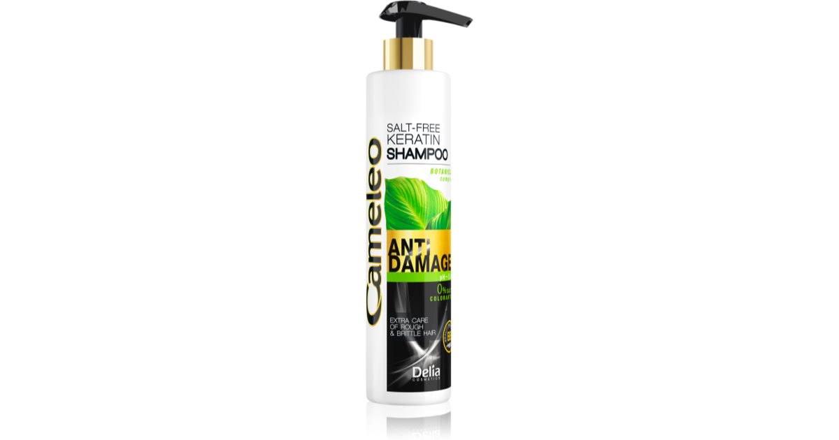 delia cosmetics cameleo bb szampon keratynowy do włosów zniszczonych