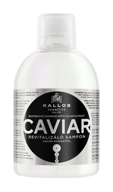 kallos caviar szampon do włosów z ekstraktem z kawioru 1000ml