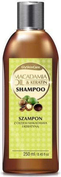 glyskincare szampon do włosów z olejem makadamia i keratyną 250ml