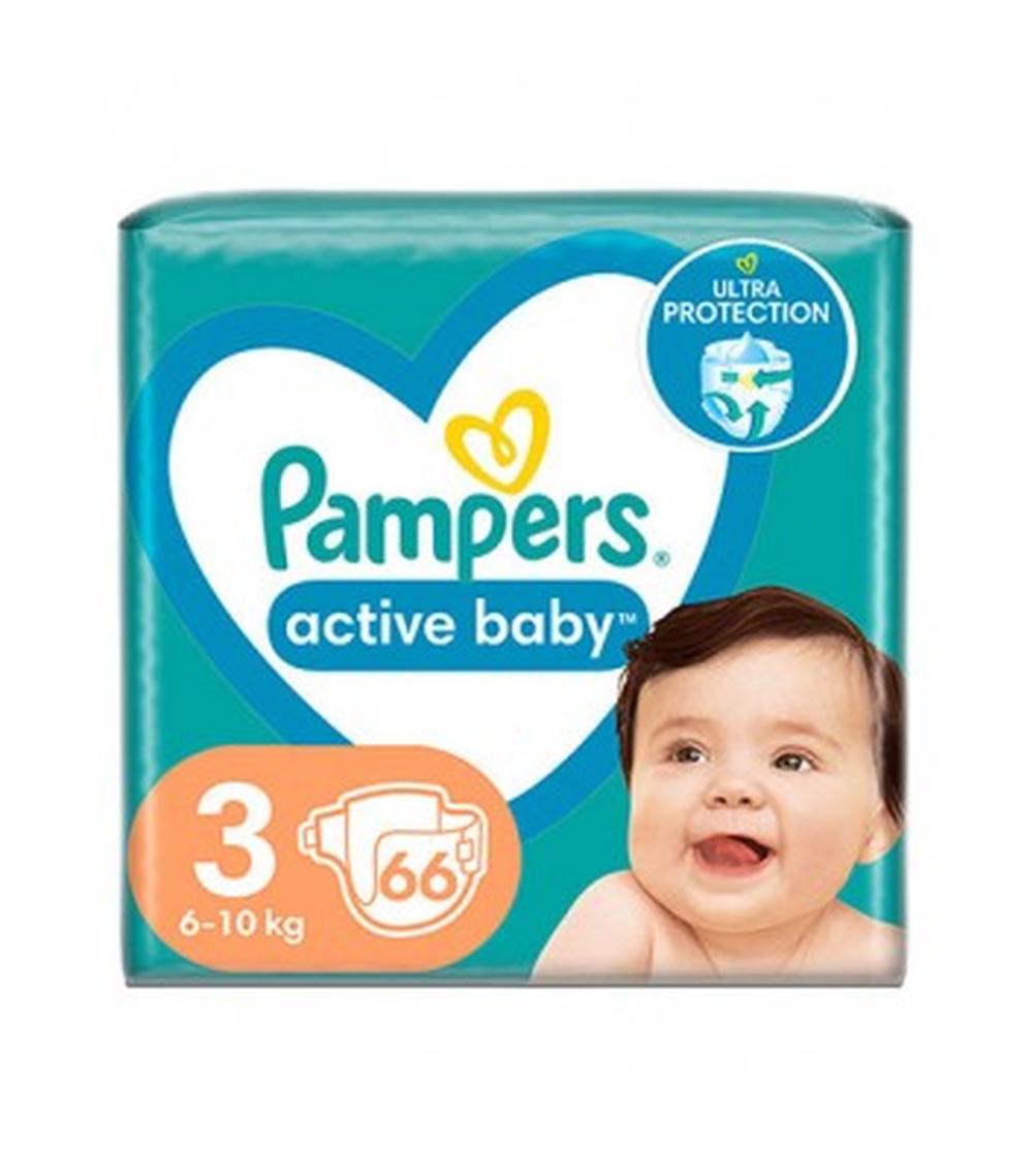 pampers active baby rozmiar 3 66 pielusze