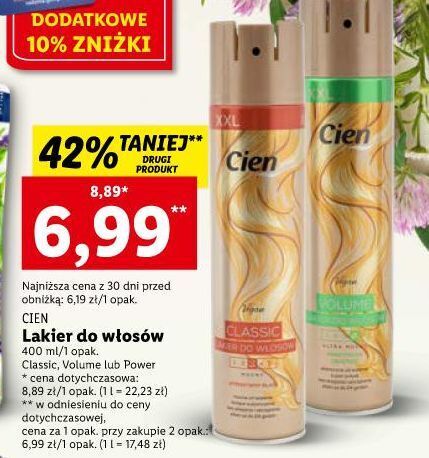 lakier do włosów cien lidl osad w laxience