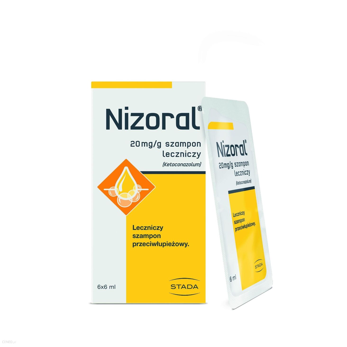 nizopol szampon p/łupieżowy 20 saszetek po 6 ml