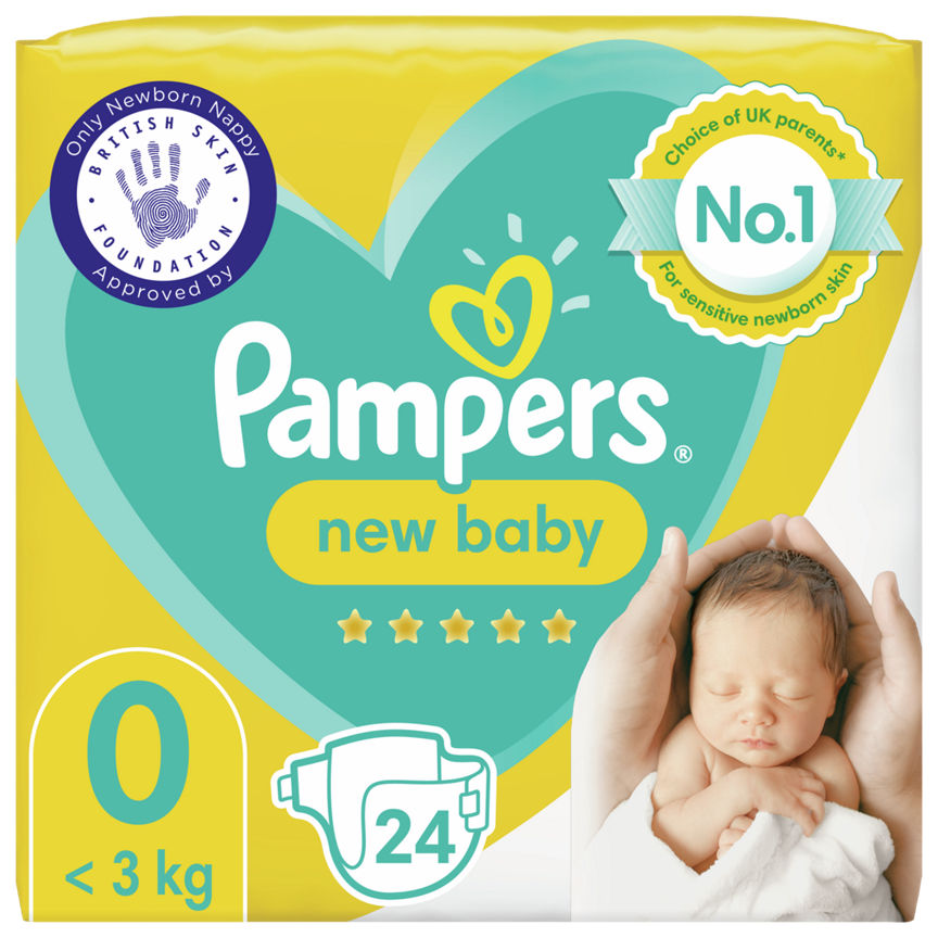pampers new baby size 0 micro nappies