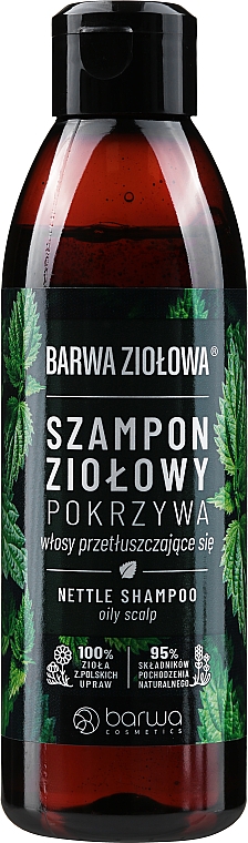 barwa ziołowa szampon pokrzywowy do włosów przetłuszczających się