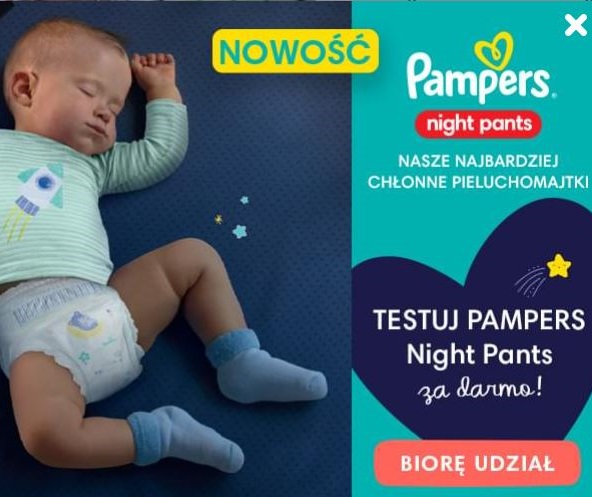 bezpłatna próbka pieluchomajtek pampers