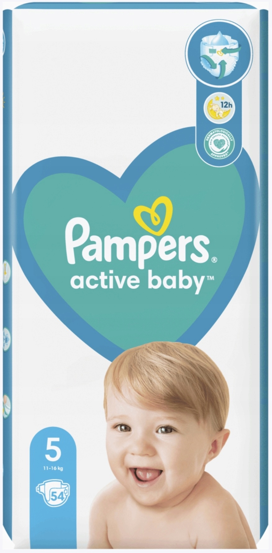 pieluchy pampers baby active 5 50