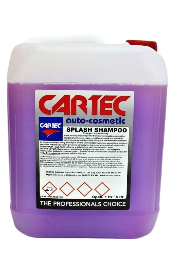 cartec splash shampoo 1 l szampon hydrofobowy opinie