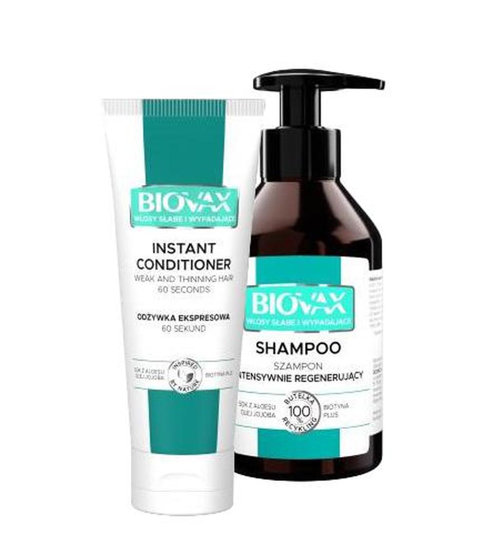 biovax szampon do włosów słabych i wypadających