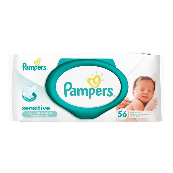 chusteczki dla dzieci pampers sensitive 56