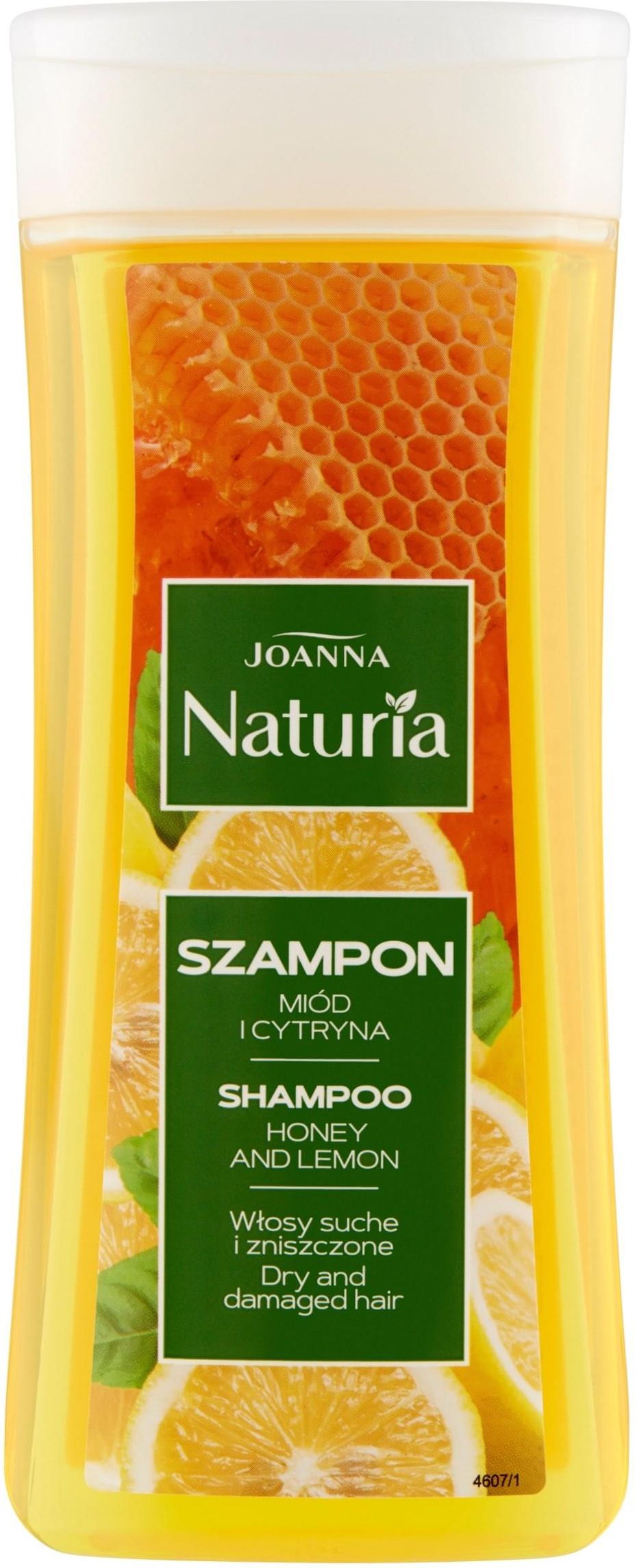 joanna naturia szampon miód cytryna