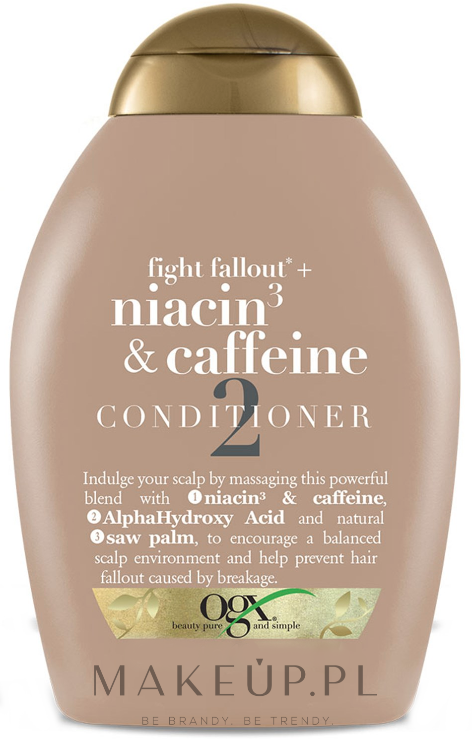 organix niacin3 & caffeine odżywka do włosów