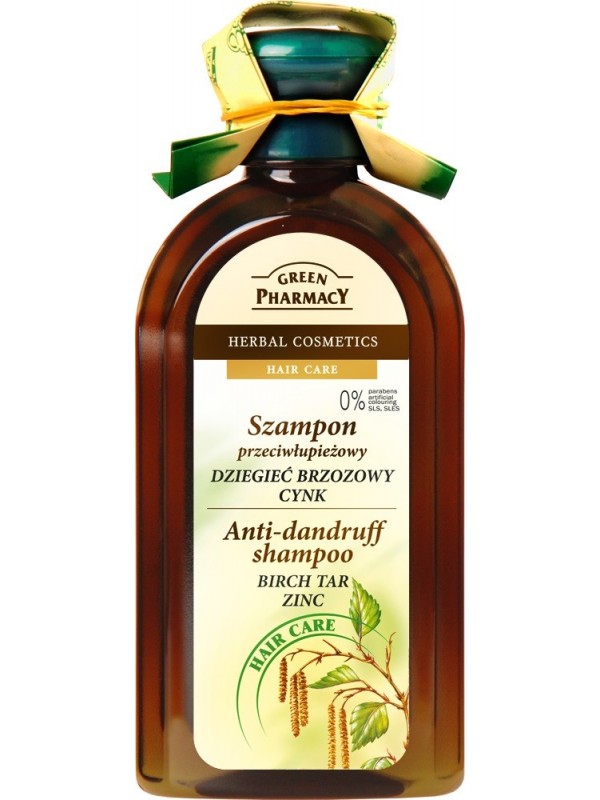 green pharmacy szampon przeciwłupieżowy dziegieć brzozowy i cynk