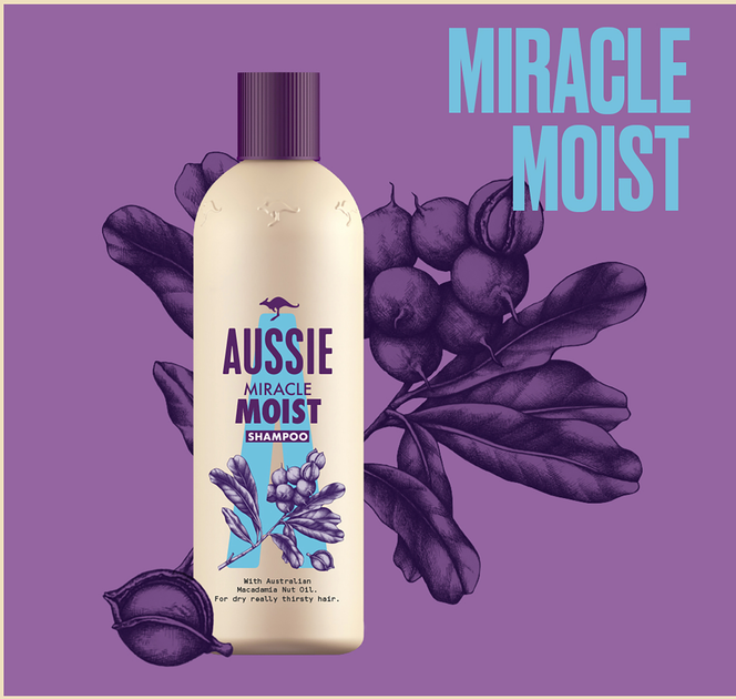 aussie miracle moist szampon do włosów suchych