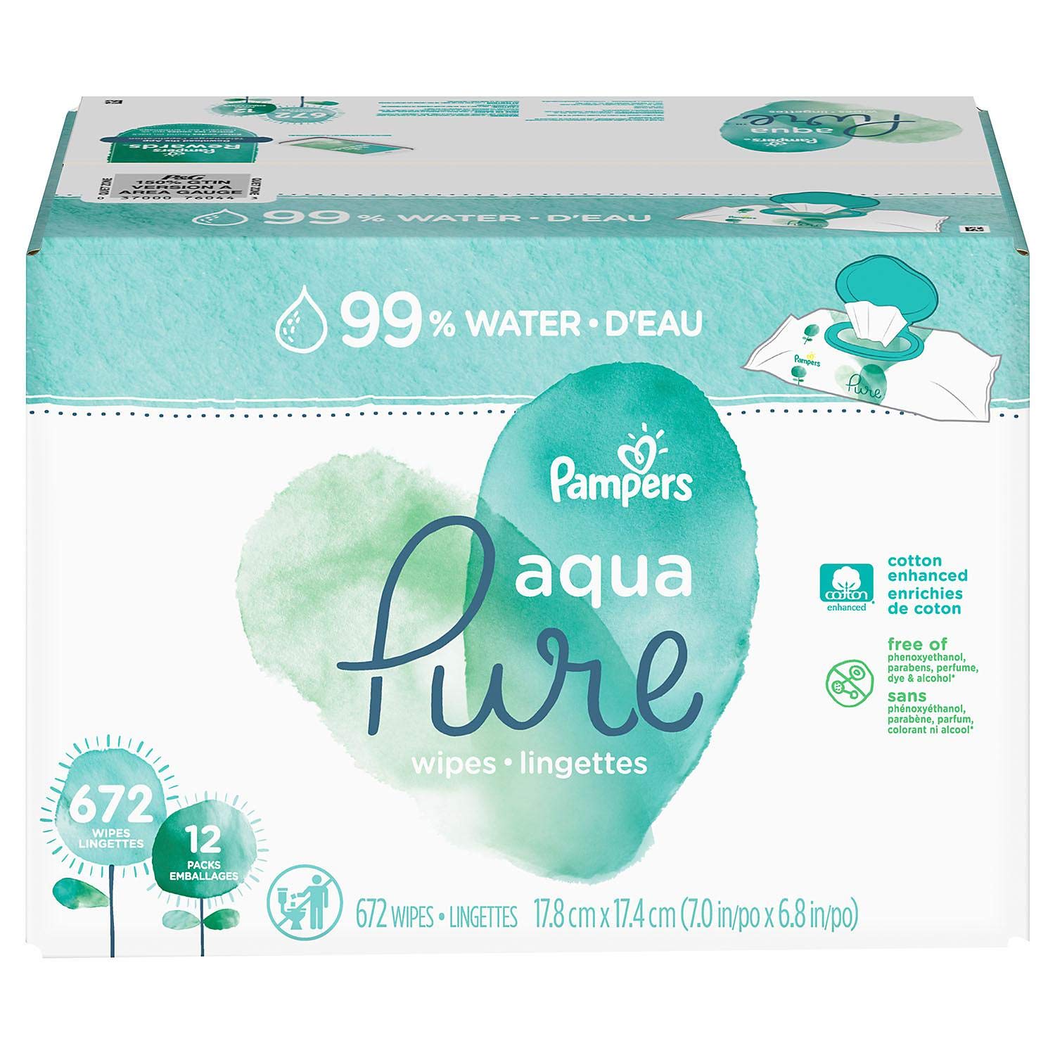 pampers aqua pur