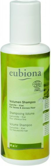 eubiona szampon zwiekszający objętość z rumiankiem i kiwi