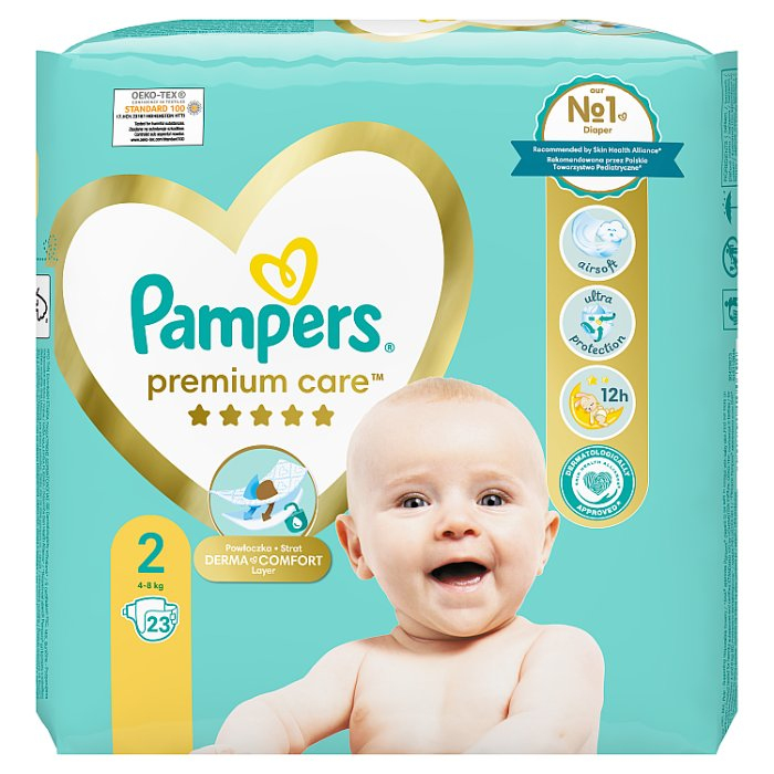 cena pampersów pampers 2 54 sz