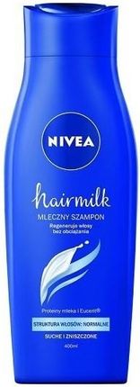 nivea hairmilk szampon włosów normalnych suche i zniszczone