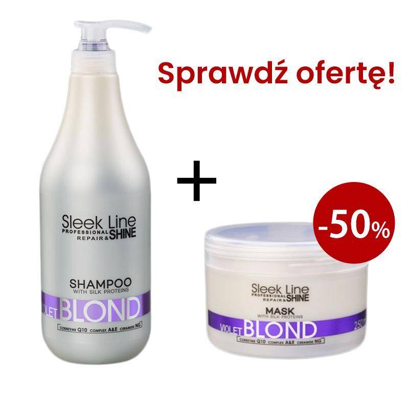 szampon fioletowy sleek line