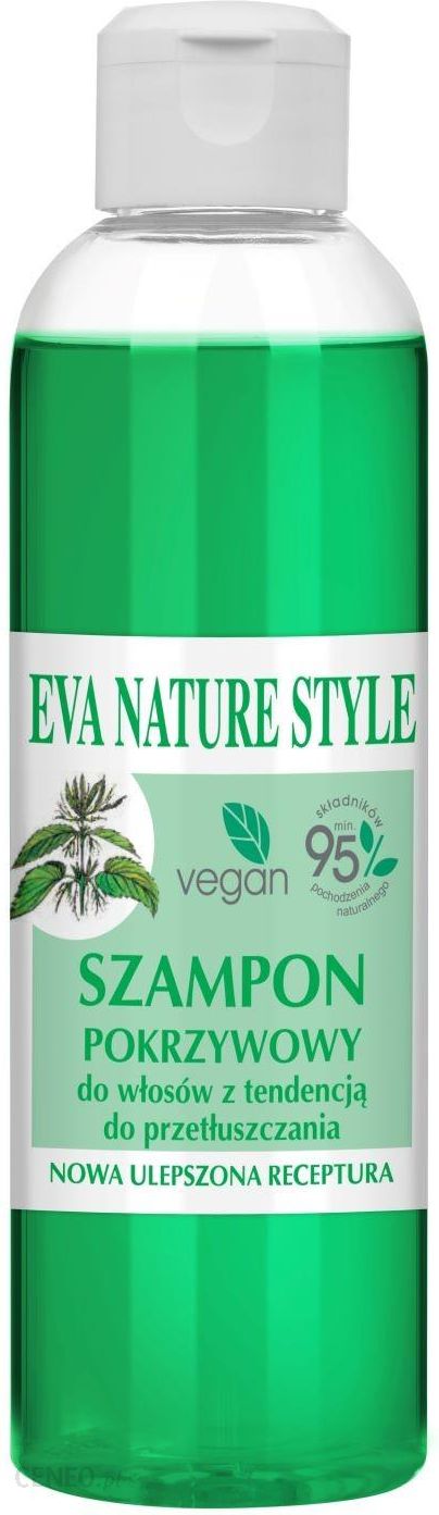 eva natura szampon pokrzywowy szklana butelka