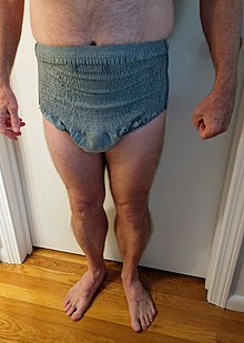 adult in pampers