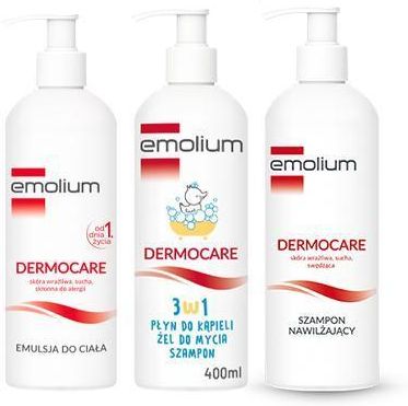 emolium dermocare szampon nawilżający 400ml ceneo