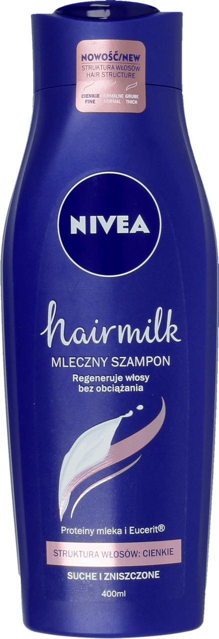 szampon nivea hairmilk włosy cienkie