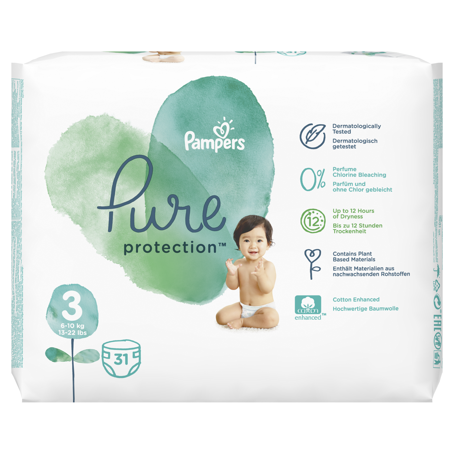 pampers pure protection ingredients