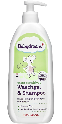 babydream żel do kąpieli i szampon