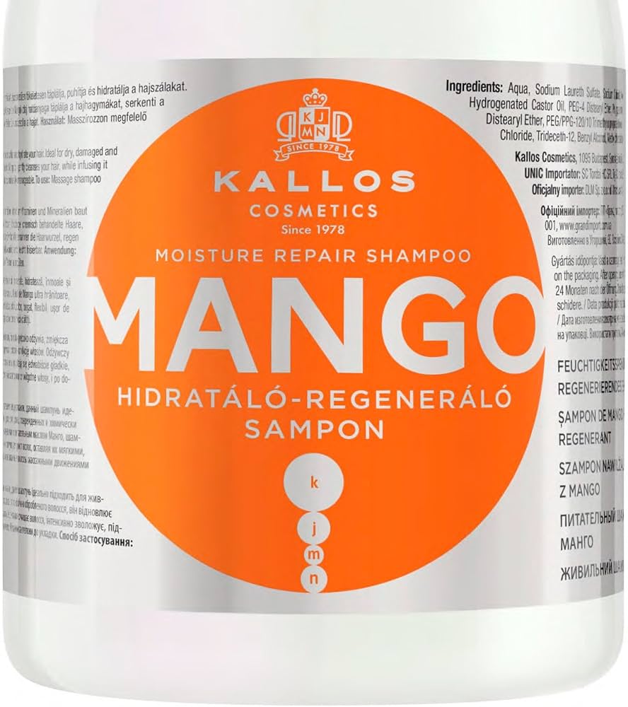 kallos mango regenerujący szampon do włosów wizaz