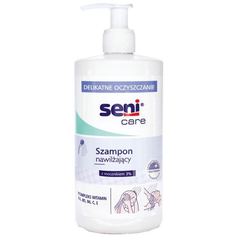 seni care szampon nawilżający płyn 500ml
