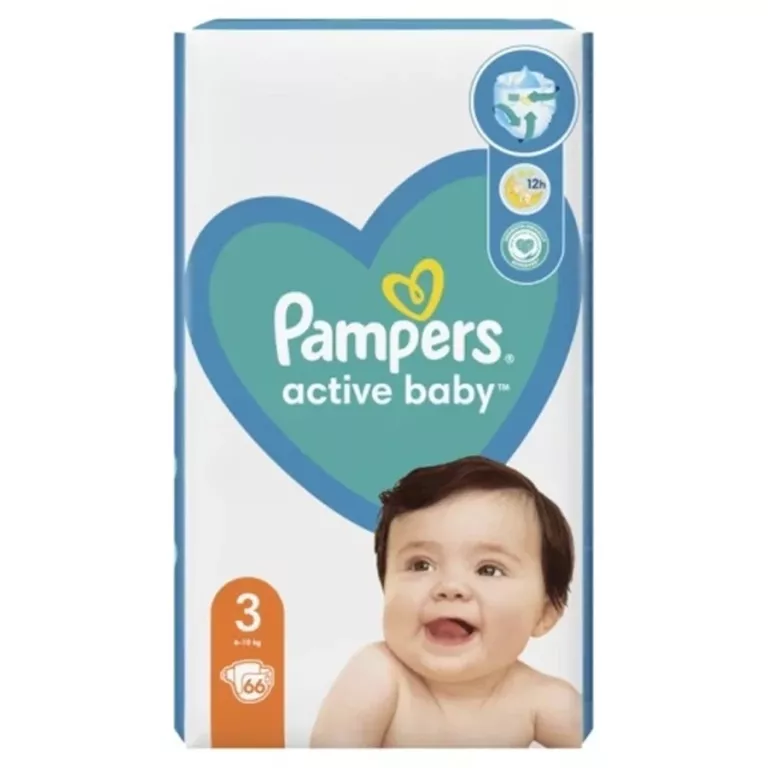 pampers active baby 3 54 szt