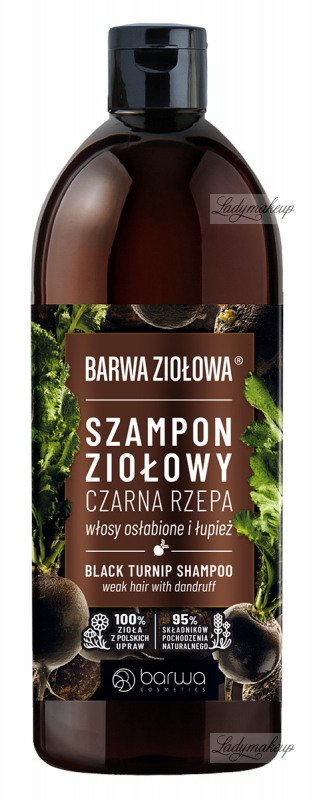 czarna rzepa barwa ziołowa szampon skład