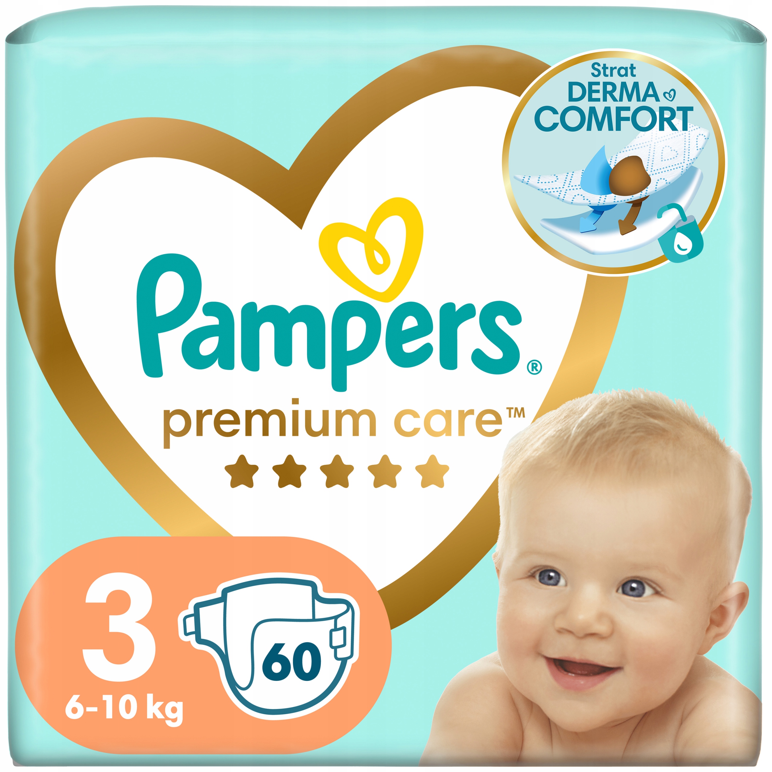 pampers 3 60 szt