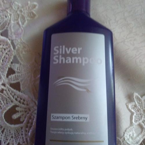 rossmann szampon niebieski silver