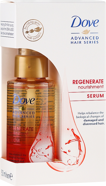 olejek do włosów z linii advanced hair series dove