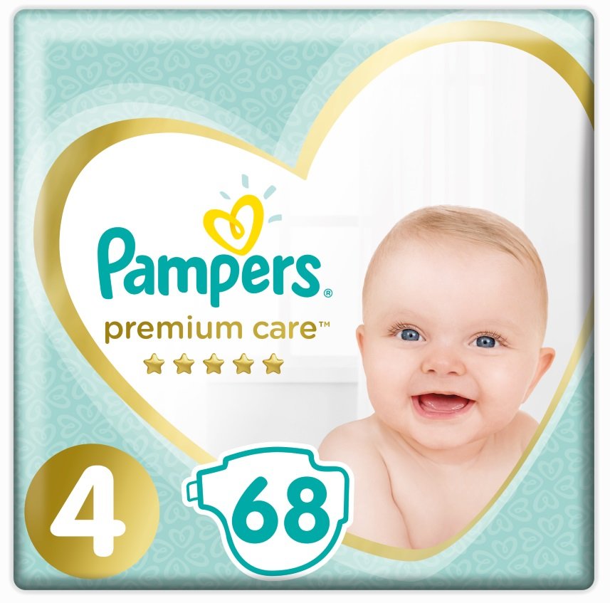 pampers premium care 4 68 sztuk